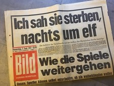 Bildzeitung 1972 - bildzeitung, 07.09.1972