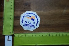 Alter Aufkleber Eishockey Schlittschuhlauf EISSPORTHALLE Düsseldorf-Benrath