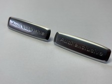 2x  Audi A8 A6 A4 A3 TTS  A7 RS 4E Exclusive Emblem Metall Original.