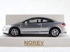 Norev 474783 Peugeot 407 Coupé (2006-2011) in Silver Metallic 1:87/H0 NEU/OVP