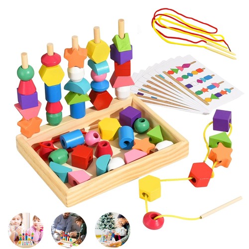 Fädelspiel montessori - fädelspiel,