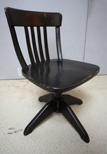 Vintage Stoll Stuhl Feder Drehstuhl Loft Architekt Industrie Design (F025-1423)