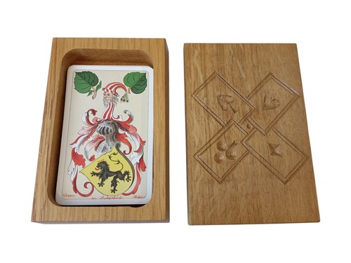 Vintage skat karten blatt - skat,