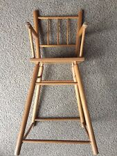 altes Spielzeug Sammler Puppenzubehör Hochstuhl 56cm