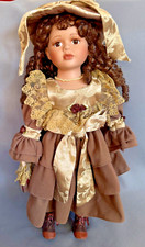 Künstlerpuppe Sammlerpuppe mit Porzellankopf und Bekleidung, Grösse ca. 50 cm