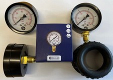 Manometer Wasser Druckluft Druckluftmanometer Druck 0-4  6 10 bar 1/4" Pneumatik