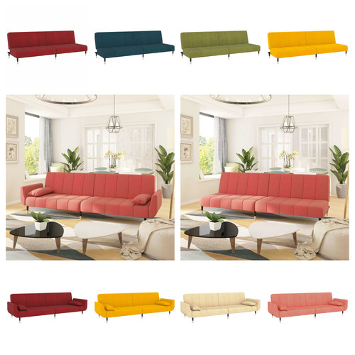 Schlafsofa sitzer mit hocker - mit,