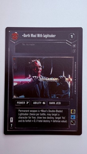 Star wars ccg darth - ccg,