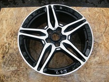 1x Alufelge 19 Zoll 8.0" 5x108 52 5ET Matt Schwarz Ford Mondeo Fusion Rim Wheel