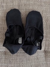 Bloch Ballett Schuhe Schwarz Leinen Gr. 6,5 NEU