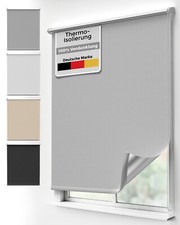 Klemm Rollo Verdunklungsrollo ohne Bohren Fenster Jalousie Thermo Klemmrollo fix