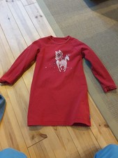 Jako O Kleid Rot 116 122 Einhorn