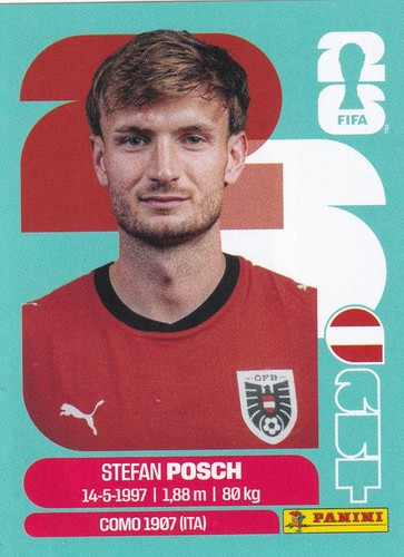 Stefan posch panini - panini, fifa