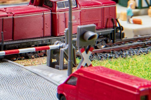 Bahnübergang mit glocke mini - glocke,