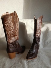 Braune Cowboy Boots in Gr.42