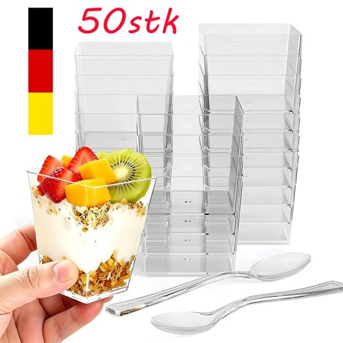 50pcs mini desserttasse - 50pcs,