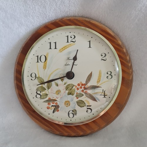 Wanduhr vintage holz hanson - wanduhr,