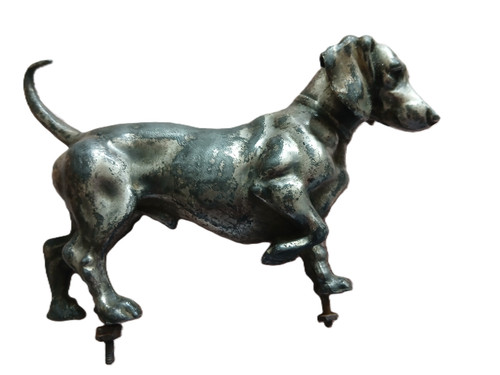 Antike dackel kühlerfigur - kühlerfigur, /