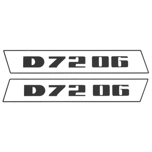 Deutz d7206 schwarz bis 1974 - schwarz,