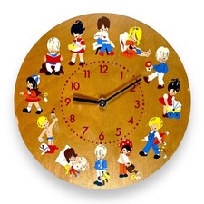 1970er Kinder-Wanduhr: Seltene