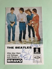 The Beatles Autogrammkarte mit allen 4 Unterschriften Kein Original !!!