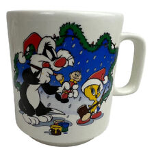 Tweety Tasse Sylvester Kater Looney Tunes Warner Bros 1995 CORONA 90er Vintage