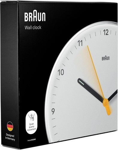 Braun design wanduhr - 26,