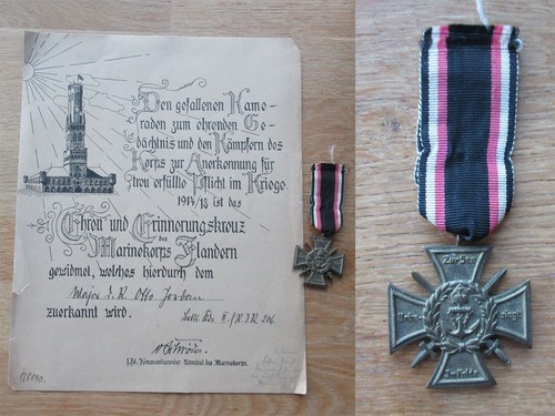 Erinnerungskreuz marinekorps - erinnerungskreuz,