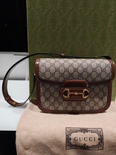 Gucci Horsebit 1955 Schultertasche GG Canvas & Leder NEU mit Staubbeutel
