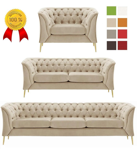 Chesterfield sofa set 1 - chesterfield,