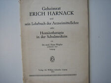 Wapler, Hans: Geheimrat Erich Harnack und sein Lehrbuch der Arzneimittellehre