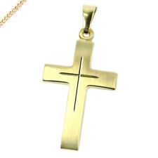 Anhänger Kreuz Kreuzanhänger 333 Gold Kommunion Konfirmation Neu auch mit Kette