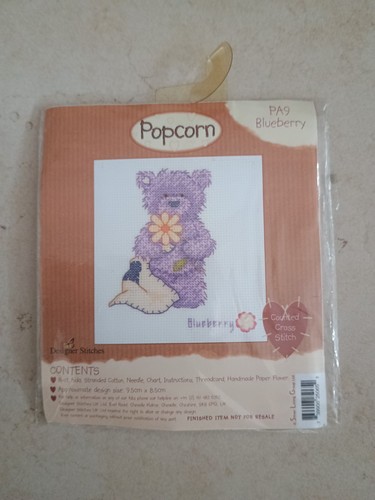 Kreuzstichbild popcorn the - popcorn,