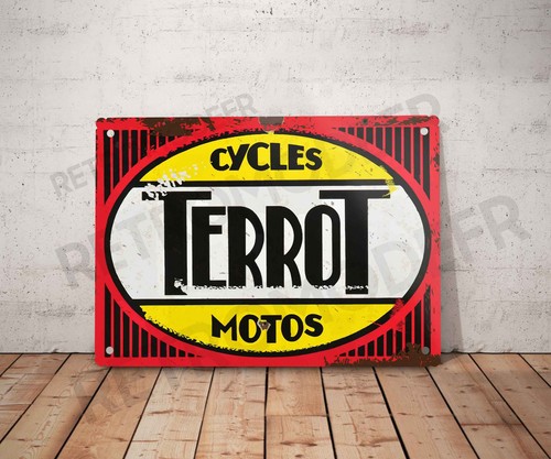 Vintage blechschild terrot - blechschild,