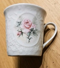 6 Tassen Rosen Porzellan