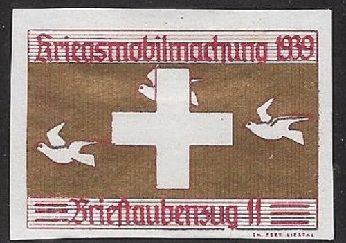 Switzerland soldier stamp - soldier,