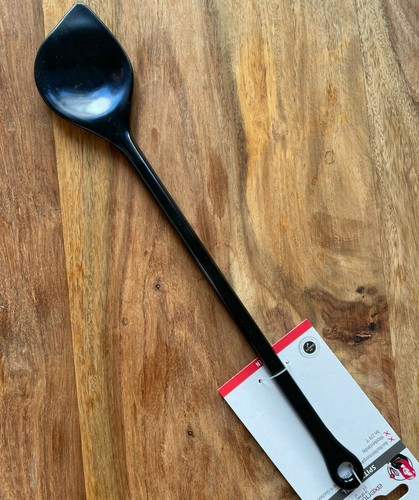 Kochlöffel 31cm schwarz - 31cm,