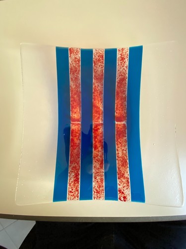 Kunst glas schale - kunst,