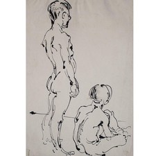 Georg Tippel Knaben Rückenakt