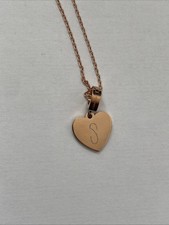 ⭐ Leonardo Halskette mit Herz Anhänger und Gravur "S" ⭐