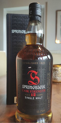 Springbank cask strength aged - cask,