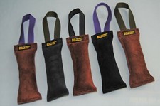 Beißwurst Leder 20 x 5cm, 1 Schlaufe Dummy Bringsel Lunte Apport Hundesport IGP