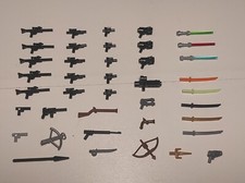 Lego Waffen Blaster Laserschwerter Sammlung Konvolut Star Wars Ninjago (40 Stk.)