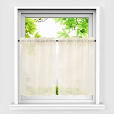 2 STÜCK Scheibengardinen