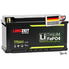 LiFePO4 170Ah 12V Lithium Batterie Solarbatterie Wohnmobil 100Ah 120Ah 150Ah L5
