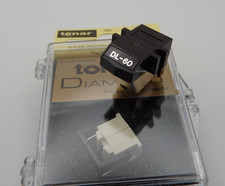 Columbia / Denon DL 60 Tonabnehmer System 1/2" + neu Tonar Diamant Nadel DSN 60