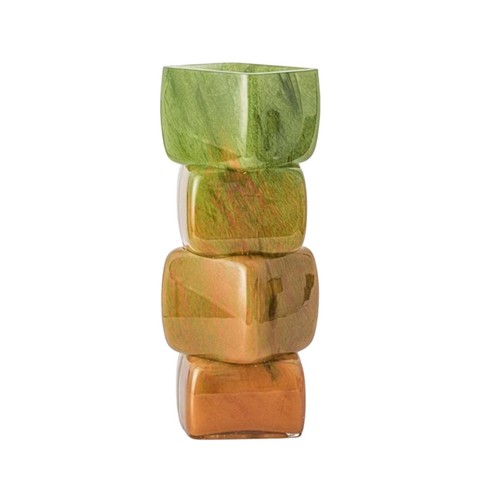 Kunst vase gestapelte - kunst, würfel