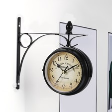 Bahnhofsuhr Retro doppelseitig