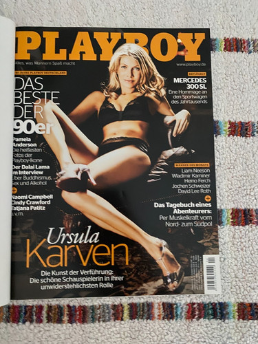 Ein playboy magazin mit cover - ein,