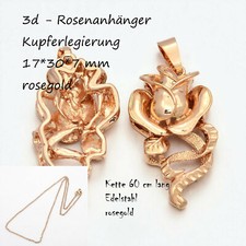 Kette mit Anhänger rosegold